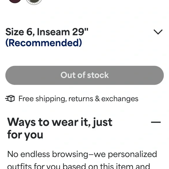 Liverpool olive green jeggings size 6 - Picture 6 of 7